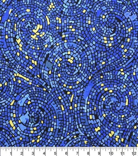 blue with metallic swirls fabric|Mosaic Swirls Blue Premium Metallic Cotton Fabric .